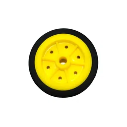 EasyMech 100mm Modified Heavy Duty(HD) Disc Wheels Yellow – 4Pcs image 2