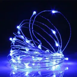 XERGY 10 Meter 100 LED's Fairy Decoration Stary String- 2 M USB Powered (Blue)-picture-11
