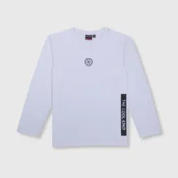 Gini & Jony Kids White Cotton Printed Full Sleeves T-Shirt-picture-20
