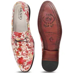 Fausto Men's Red Casual Loafers image 4