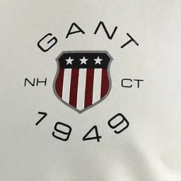 Gant White Regular Fit Sweatshirt image 4