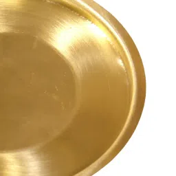 Ambi Handcrafted Pure Brass Coasters - Gold Matt image 5