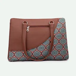 ZOUK Kolkata Nouveau Printed Tote Handbag image 5