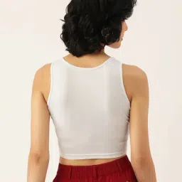 BRINNS White Crop Top image 2
