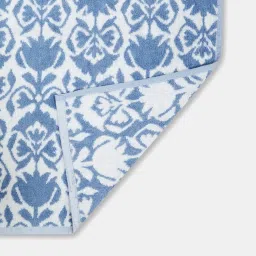 Fabindia Blue Gadh Kamal Woven Cotton Towel image 5