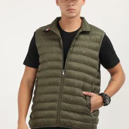 Tommy Hilfiger Green Regular Fit Quilted Jacket image 5