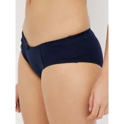 Ginger by Lifestyle Navy Plain Bikini Panty image 3