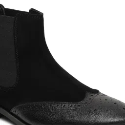 Teakwood Leathers Men's Black Chelsea Boots image 5