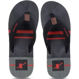 Sparx Kids Black & Red Flip Flops-picture-26
