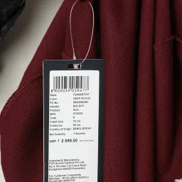 Tommy Hilfiger Boys Maroon Cotton Applique T-Shirt image 5