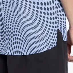 Adidas Blue Regular Fit Printed Sports T-Shirt image 5