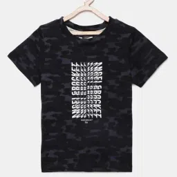Angel & Rocket Kids Blue Cotton Printed T-Shirt-picture-21