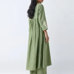 Utsa by Westside Green Embroidered Anarkali Kurta image 2