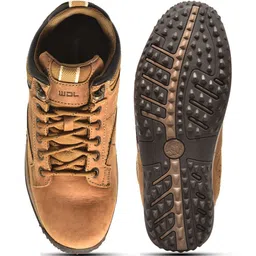 Woodland Men Perforations Nubuck Trekking Shoes image 5