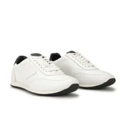Guess Men's White & Black Casual Sneakers image 3