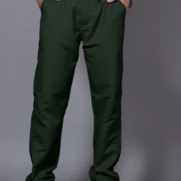 WINSUNITY Men Relaxed Mid-Rise Flat-Front Trousers-picture-32