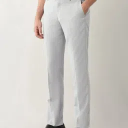 Arrow Grey Regular Fit Trousers image 3