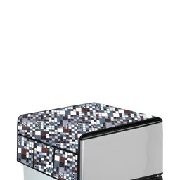 The Furnishing Tree Grey Printed Air Conditioner Cover image 4