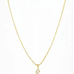 Ekaant Unisex Stainless Steel Artificial Stones Studded Quirky Pendant With Chain image 2