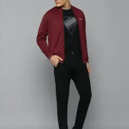 Louis Philippe Sport Maroon Regular Fit Sweatshirt image 5