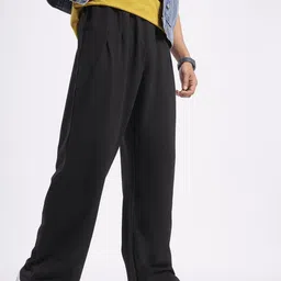 glitchez Men Chillaxing Nature Mid-Rise Relaxed Fit Track Pants-picture-28