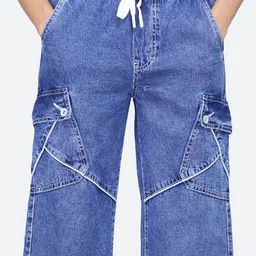 FCK-3 Women Brooklyn Relaxed Fit High-Rise Stretchable Jeans image 3