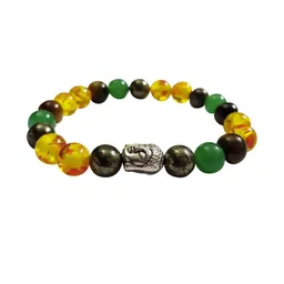 Divine souvenirs Artificial Beaded Elasticated Bracelet image 2