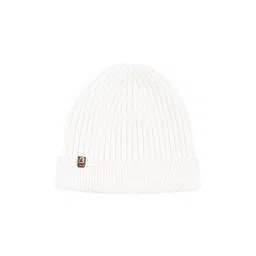 Bharatasya Men Solid Cotton Knitted Ribbed Beanie image 4