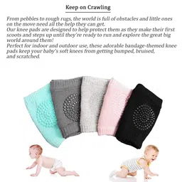 Safe-O-Kid Baby Elbow & Knee Protection Pads Soft, Breathable & Stretchable for Baby Grey image 4