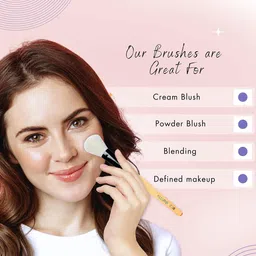 ALLURE Wooden Blush Brush C-28 image 5