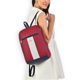 Lavie Womens Red Colorblock Cobie Backpack (S)-picture-47
