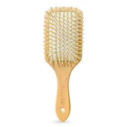 Allure White Bamboo Paddle Hair Brush image 2