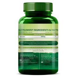vlado's himalayan organic Vlado's Himalayan Organics Spirulina 2000mg Greensuper Food for Weight Management & ImmunityCapsules image 3