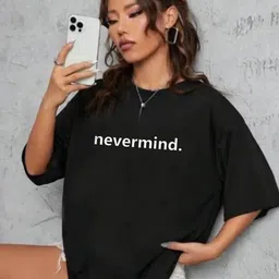 TOGS & TERRE Women Typography Printed Organic Cotton T-shirt-picture-19