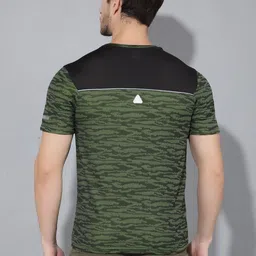 GREENLANDS Abstract Printed Round Neck Short Sleeves Sports T-shirt image 2