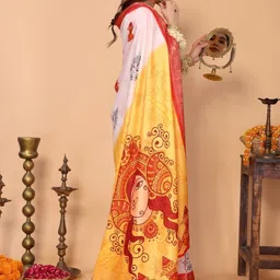 MAHARANI COUTURE Ethnic Motifs Printed Banarasi Saree image 2