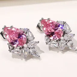 Jewels Galaxy Teardrop Shaped Drop Earrings image 5