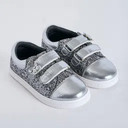 Hopscotch Girls Embellished Round Toe Sneakers Shoes With Western - Embellished-image-9
