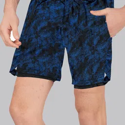 NEVER LOSE Men Printed Running Sports Shorts image 2