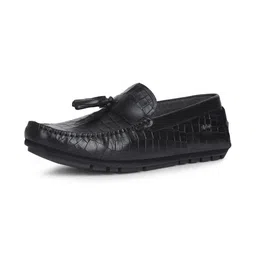 Lee Cooper Men Textured Round Toe Tassels Slip-On Everyday Casual Loafers Shoe image 5