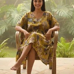 Bannos Swagger Printed Maxi Nightdress image 2