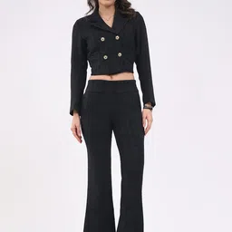 Global Republic Lapel Collar Blazer With Trousers-image-97