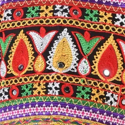 ahhaaaa Girls Embroidered Mirror Work Ready to Wear Lehenga & Blouse With Dupatta image 2
