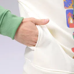 The Indian Garage Co Men Printed Hooded Sweatshirt image 5