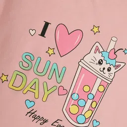 Gini and Jony Girls Graphic Print Cotton Top image 2