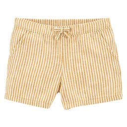 Carter's Striped Pull-On Shorts - Orange-picture-49
