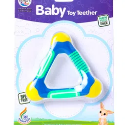 Ratnas Triangle Shape Water Filled Teether - Color May Vary-picture-16