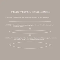 PILLOW TREE White Set of 5 Fibre Filled Cotton Lightweight Cushions image 3