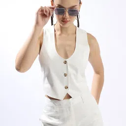 High Star U-Neck Sleeveless Waistcoat With Trouser image 3