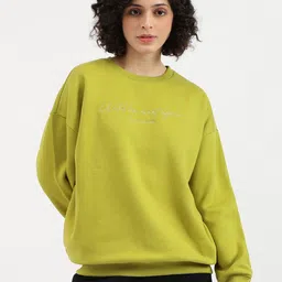 United Colors of Benetton Women Typography Printed Round Neck Sweatshirt-picture-10